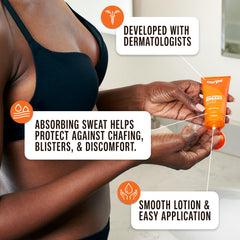 Carpe Sweat Absorbing Breast daily-use routine helps stay dry.