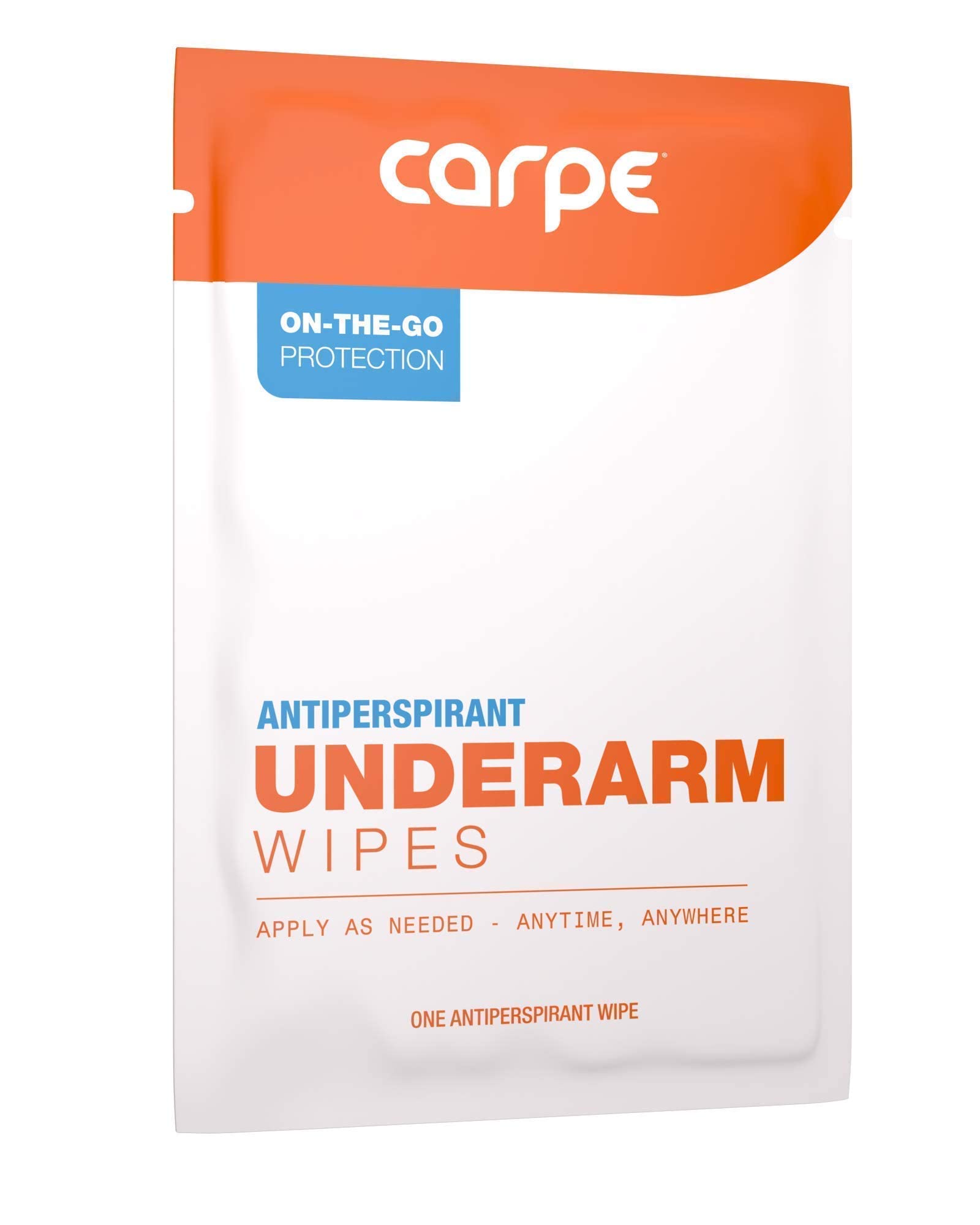 Carpe toallitas antiperspirante con aroma fresco para confianza diaria.