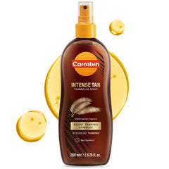 Carroten Aceite bronceador intensivo en spray para bronceado rápido