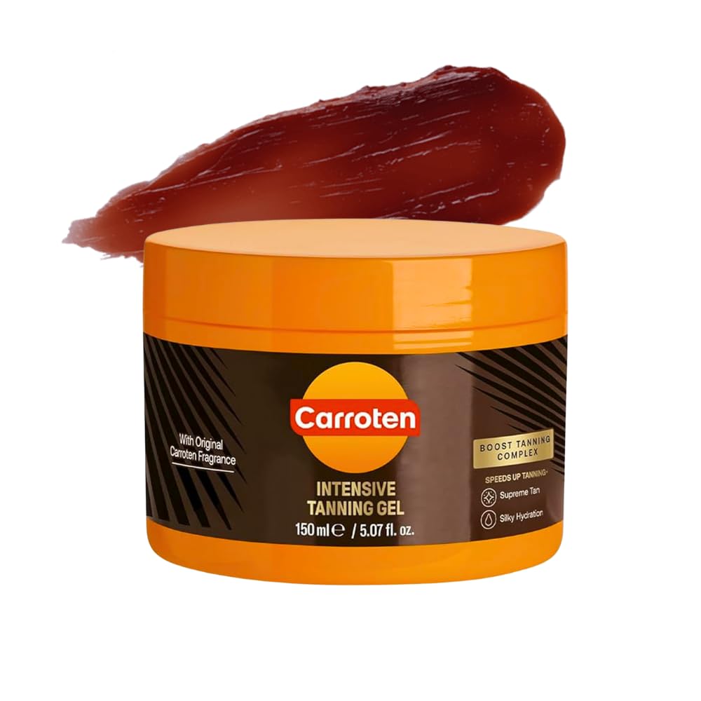 Carroten Intensive Tanning Gel browning tan accelerator for a richer bronze