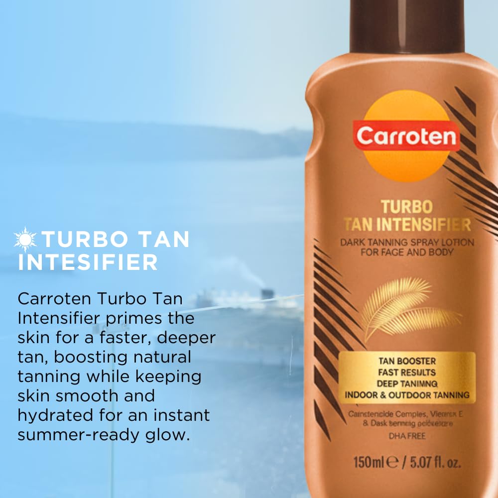 Carroten Intensificador Turbo de Bronceado: aplicación fácil y uniforme