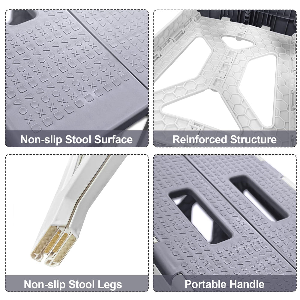 CarryEpic inside-shower stool provides safe, comfortable leg shaving