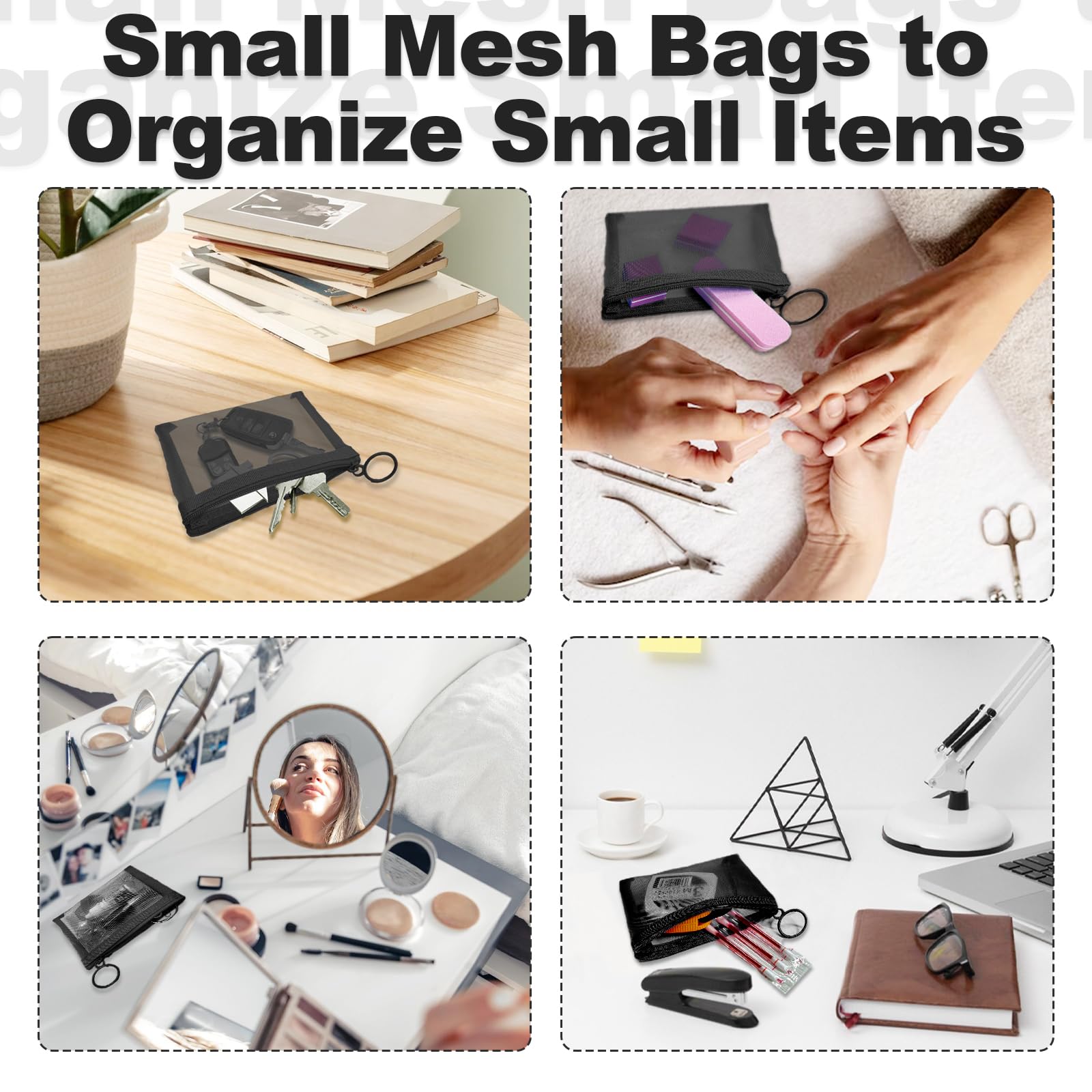 CarryEpic purse organizer insert with flat design to maximize bag space.