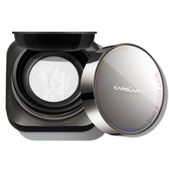 CARSLAN 1.0 polvo transparente para fijar maquillaje y control de brillo.