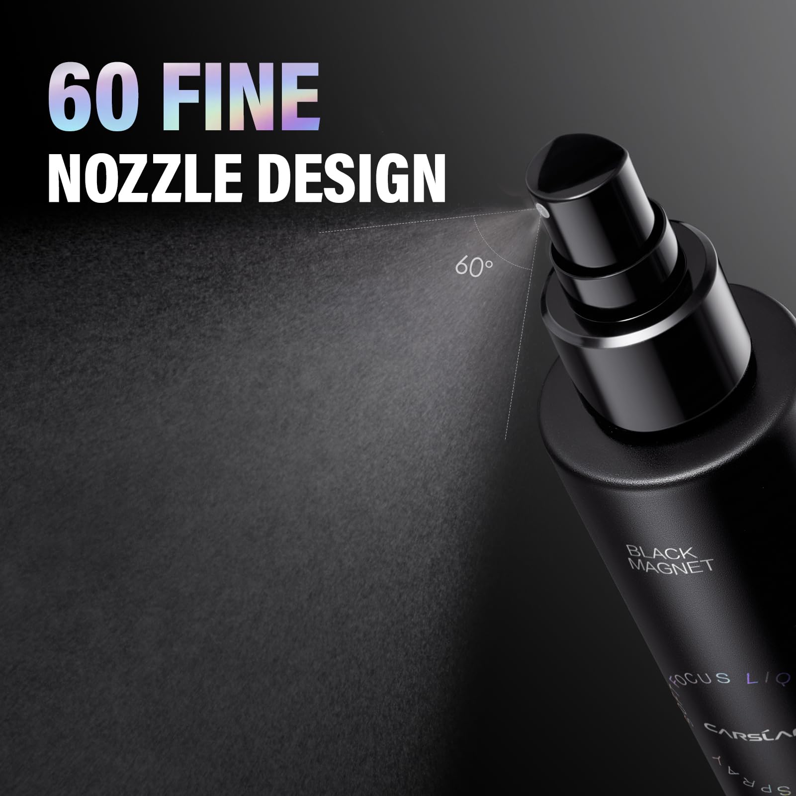 CARSLAN oil-control matte finish minimizes shine without drying.