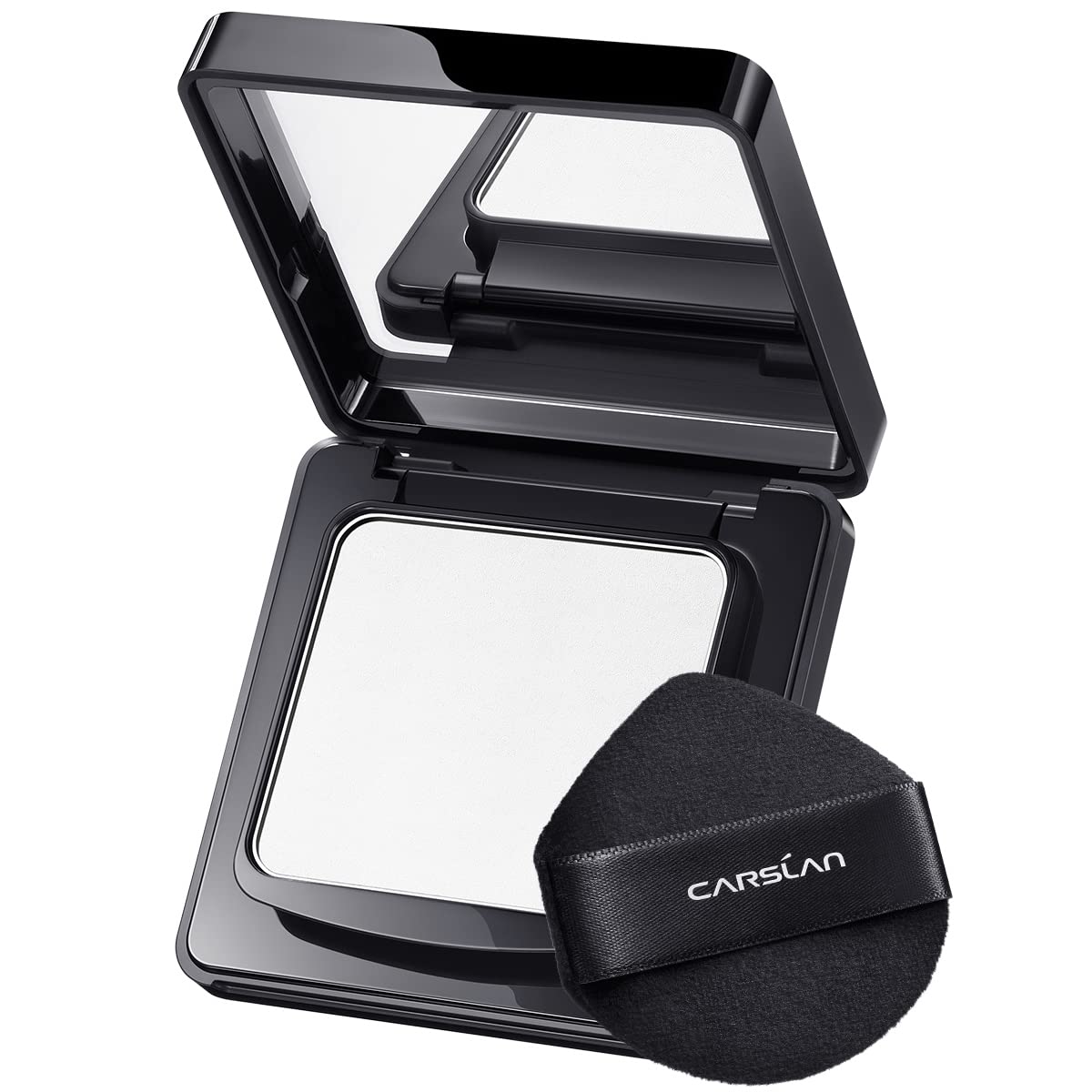 CARSLAN Polvo compacto resistente al agua para un acabado duradero