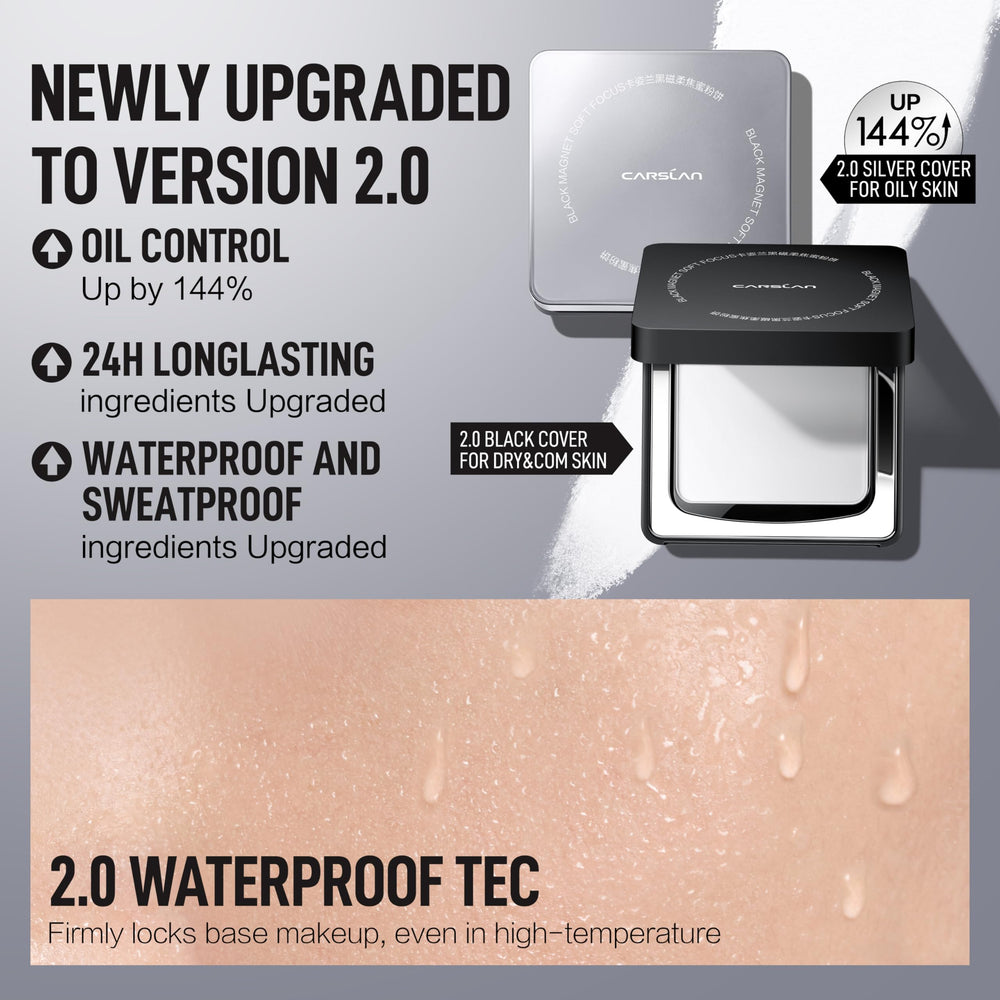 Close-up of Carslan version 2.0 powder showing light-blurring texture.