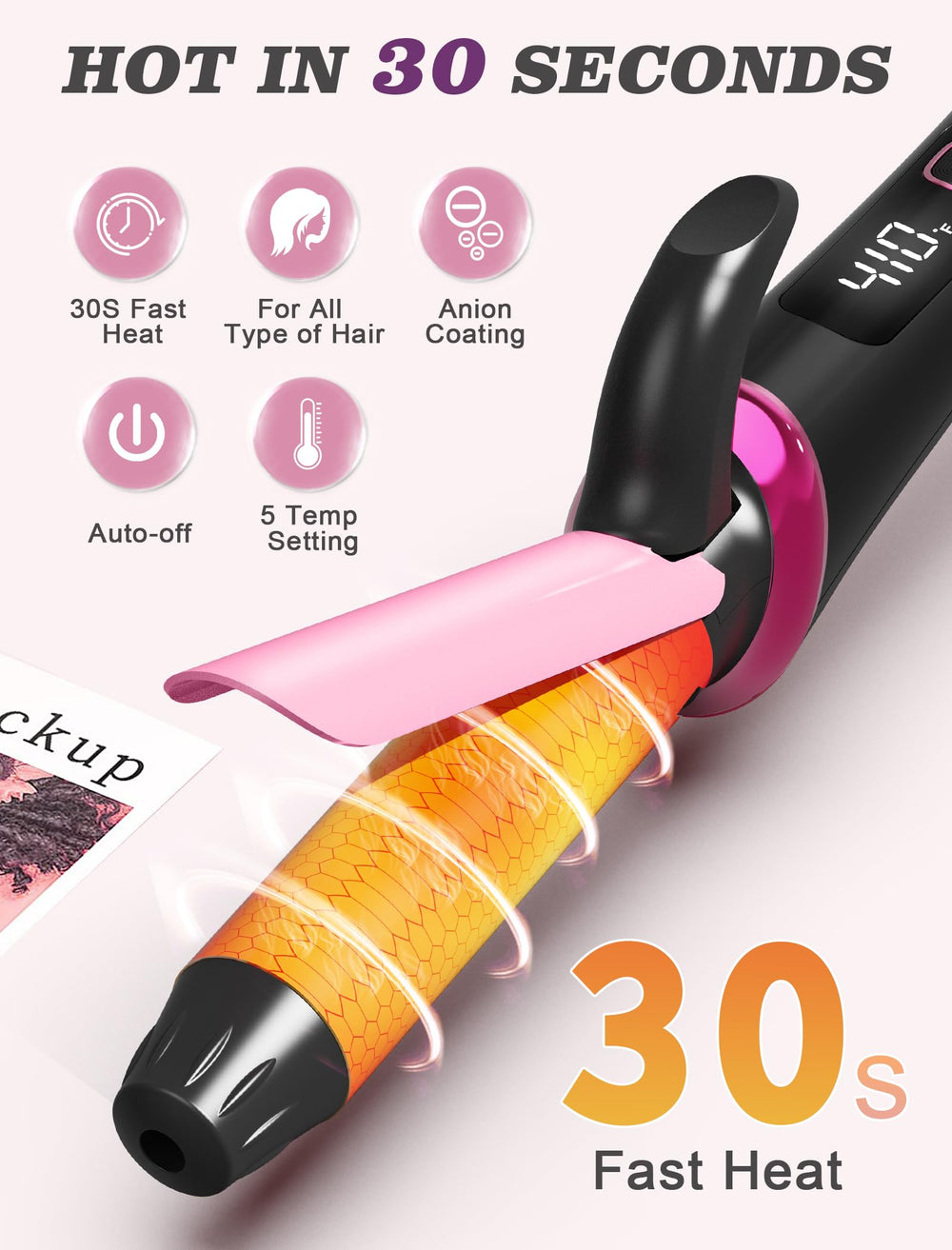 Casavok anti-scald coating protecting hair during styling