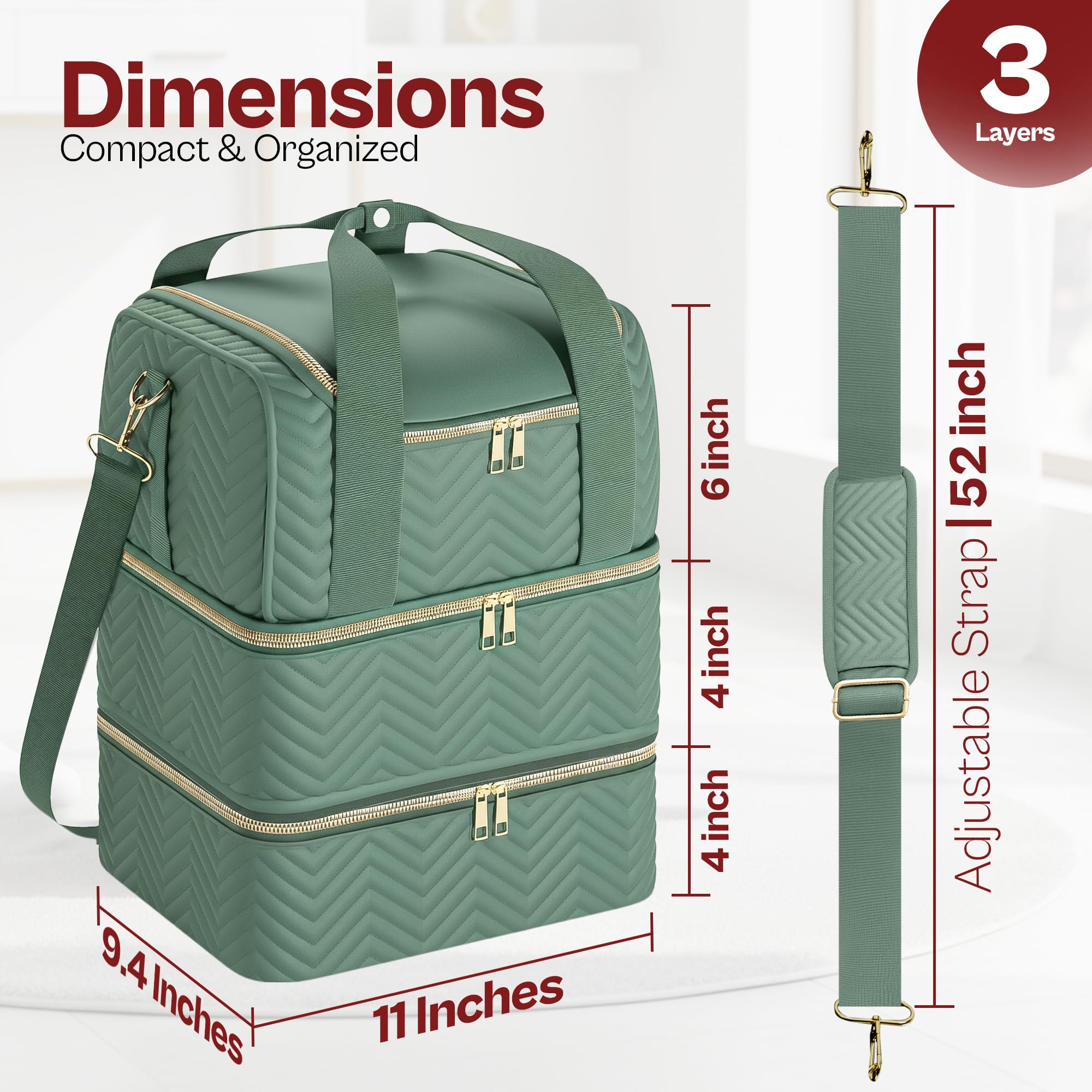 Castal teal organizer open layers for quick access and visibility