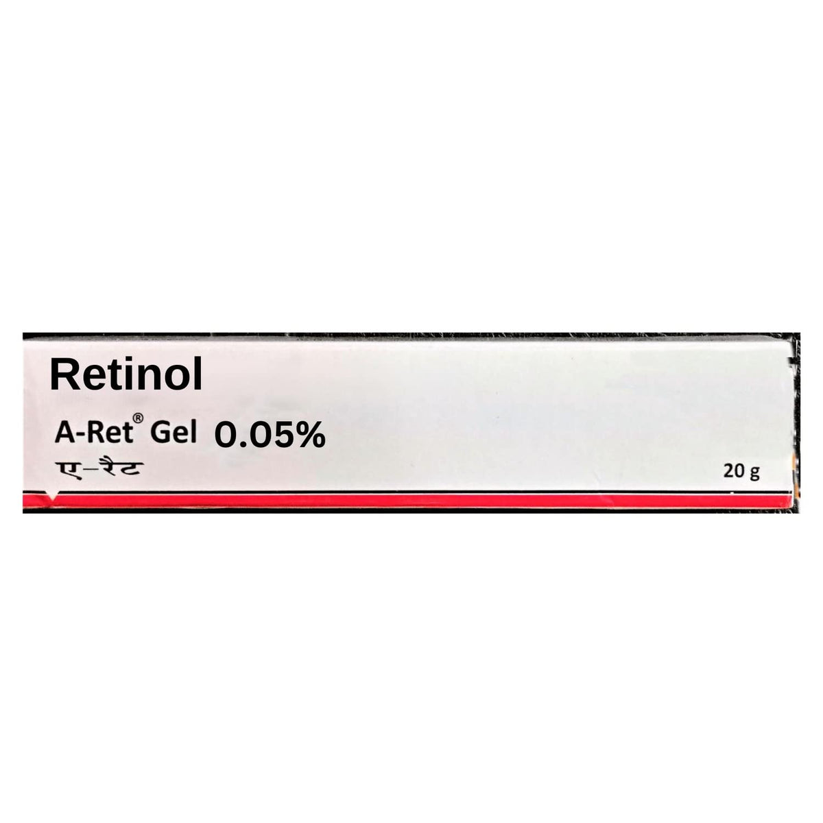 Castel Royale Retinol Gel 0.05: botella lista para uso nocturno que suaviza líneas finas.