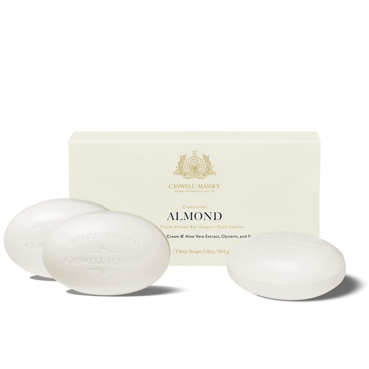 Caswell-Massey Almond Gift Set Package — ideal for gifting on special occasions.