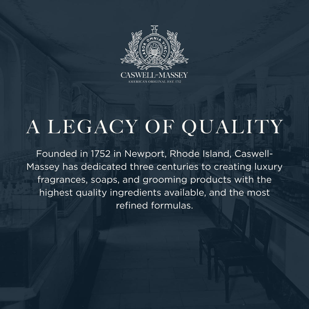 Caswell-Massey Cruelty-Free Hero — ethically produced grooming staple.