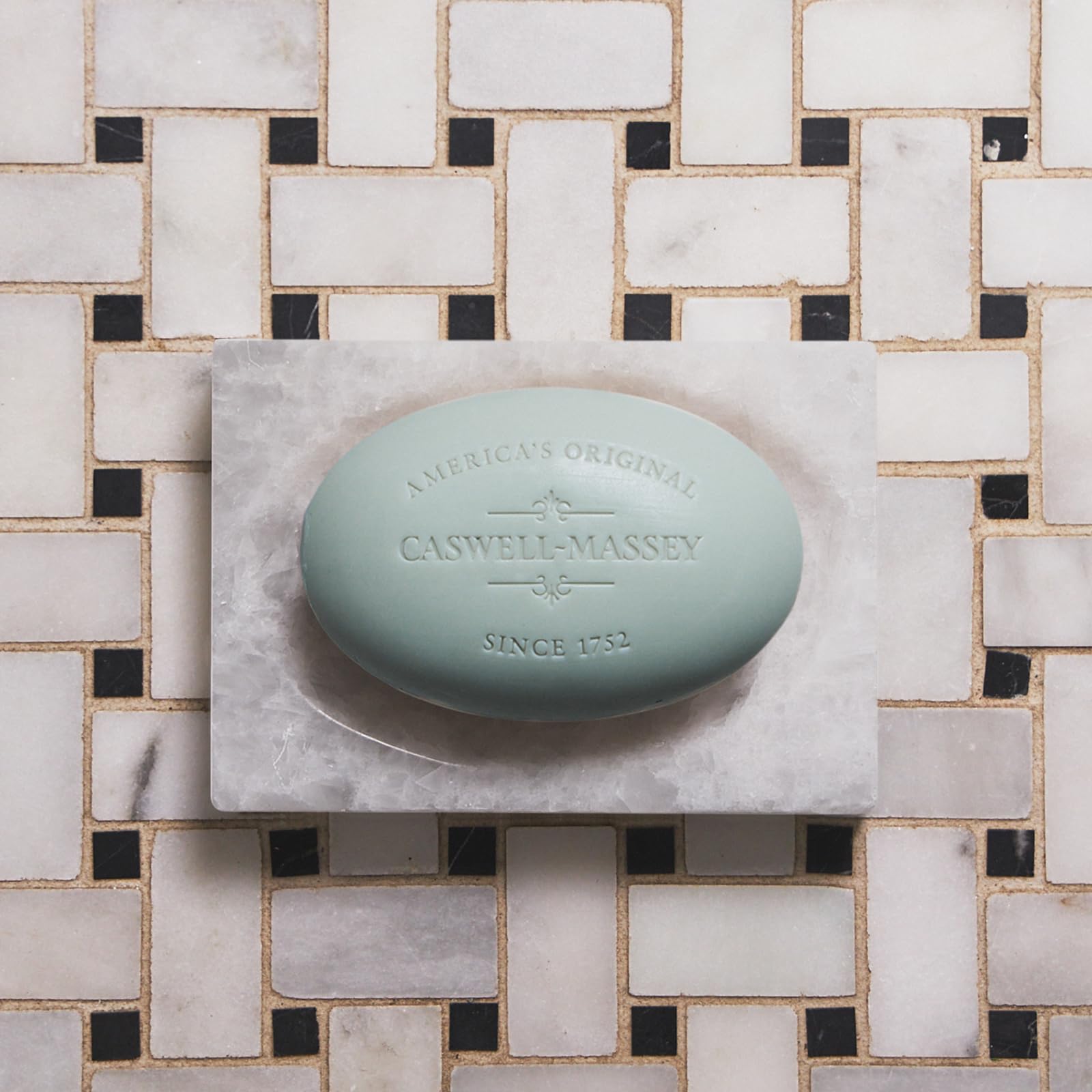 Caswell-Massey Made in USA badge signaling premium, cruelty-free formulation.