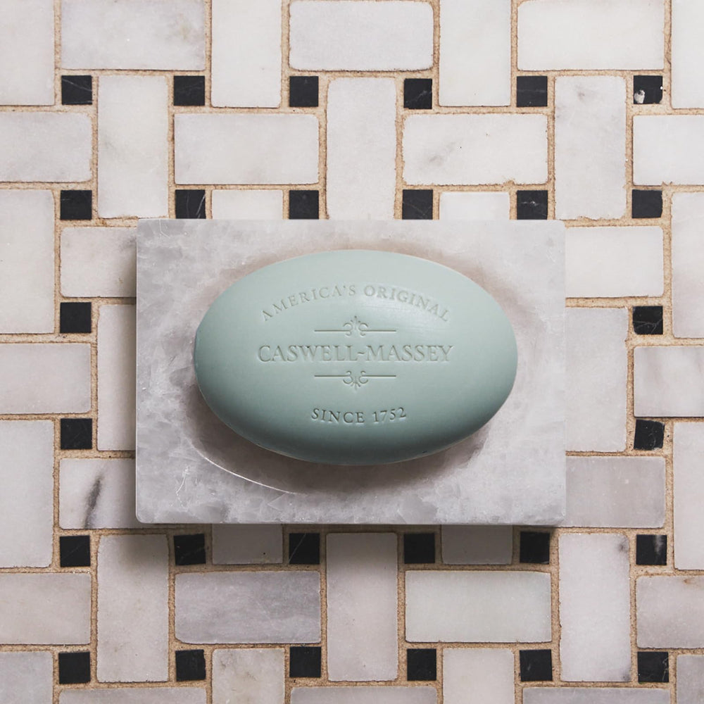 Caswell-Massey Made in USA badge signaling premium, cruelty-free formulation.