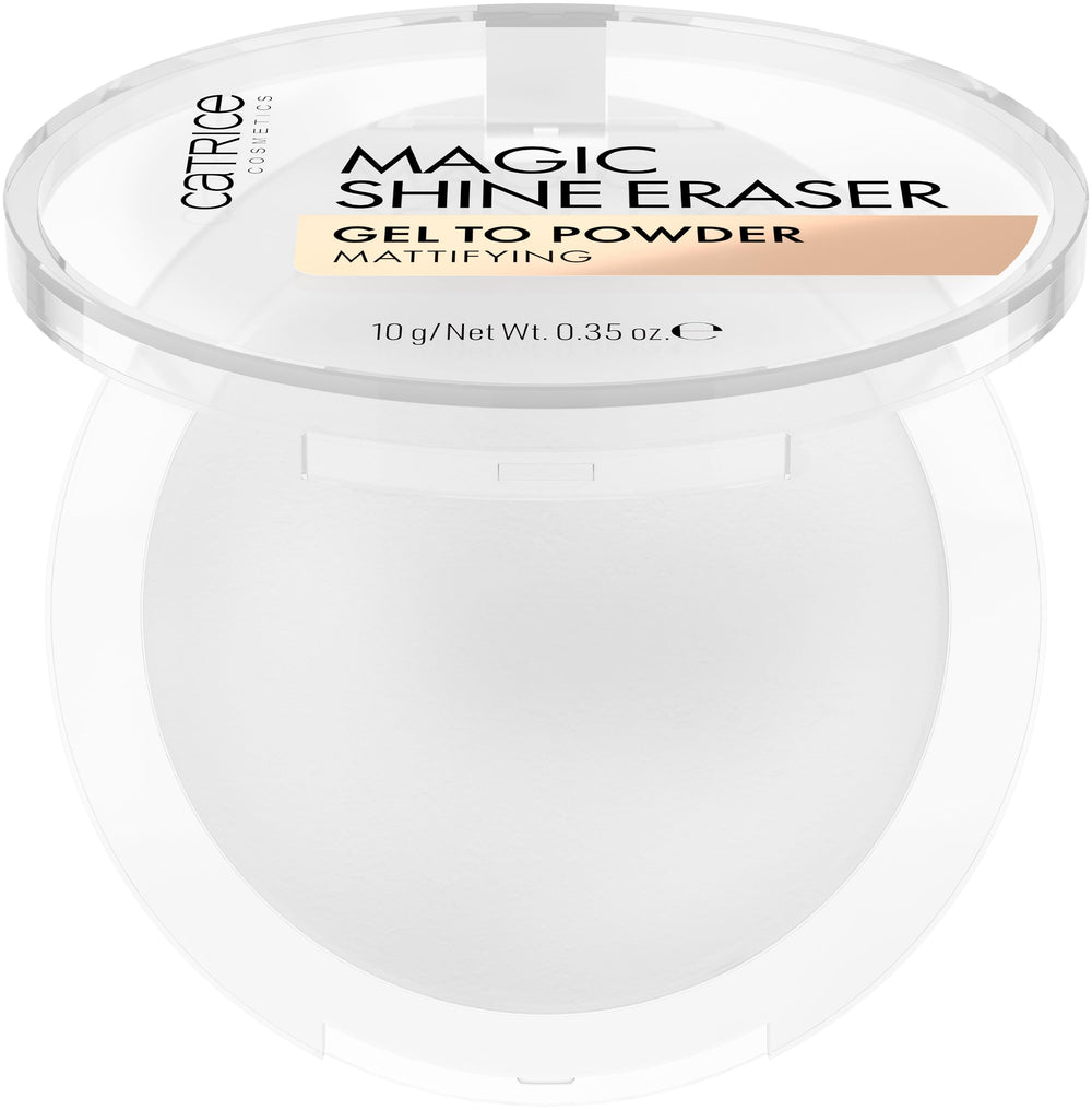 Catrice gel-que-se-transforma-en-polvo compacto para retoques en viaje.