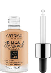 Base Catrice con gotero para aplicación precisa y limpia
