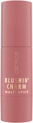 Catrice Blushin' Charm Multi Stick applied to the cheeks for buildable color