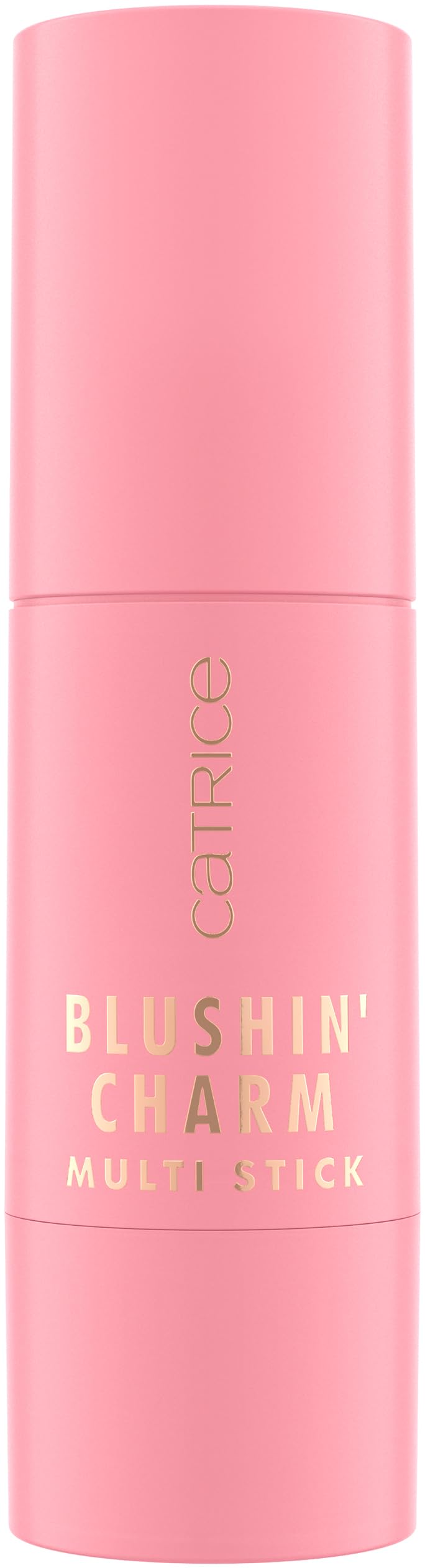 Catrice Blushin' Charm Multi Stick lip tint provides buildable color on lips.