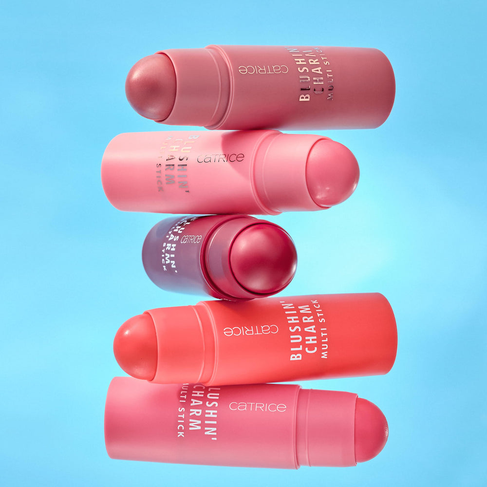 Catrice Blushin' Charm Multi Stick formula includes vitamin E and castor oil for nourishment.