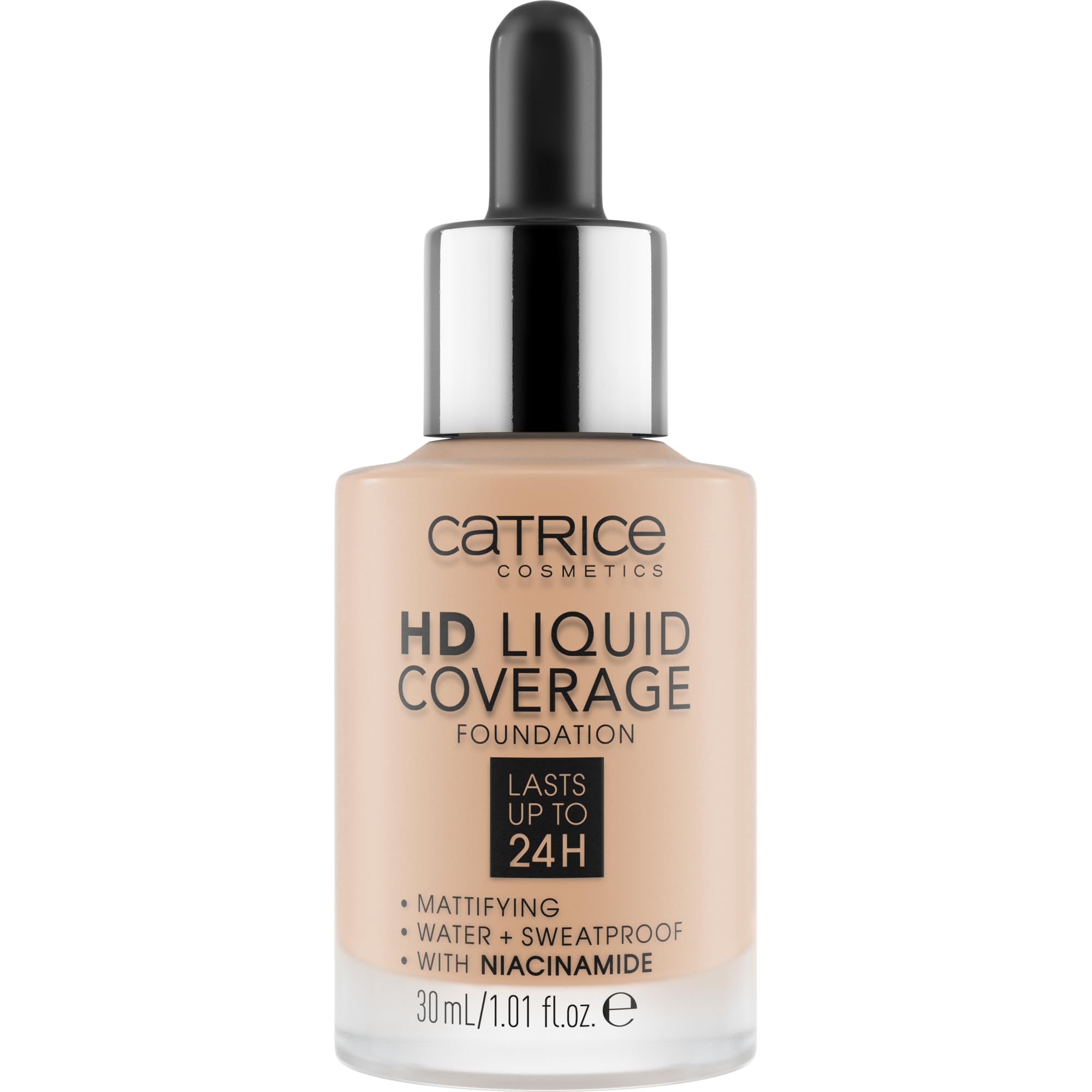 Catrice HD Liquid Coverage con cuentagotas para dosis controladas y acabado uniforme