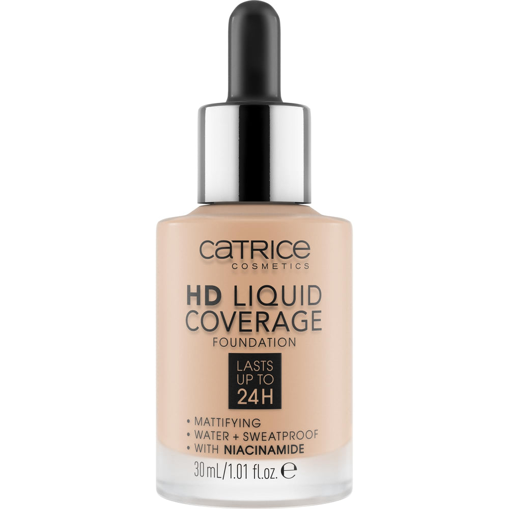 Catrice HD Liquid Coverage con cuentagotas para dosis controladas y acabado uniforme