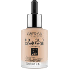 Catrice HD Liquid Coverage con cuentagotas para dosis controladas y acabado uniforme