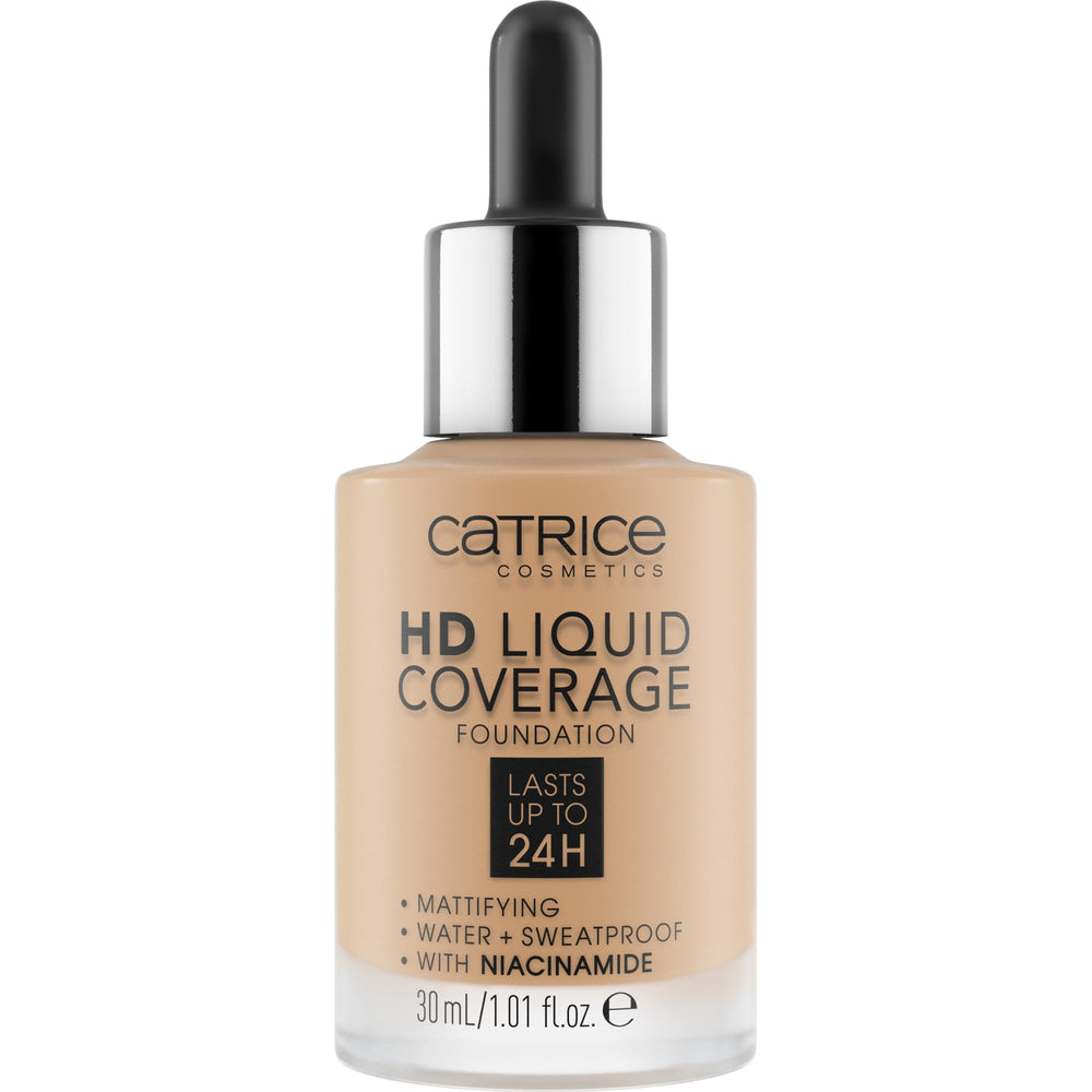Catrice HD Liquid Coverage muestra el gotero para control de cobertura.