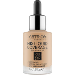 Catrice HD Liquid Coverage muestra el gotero para control de cobertura.