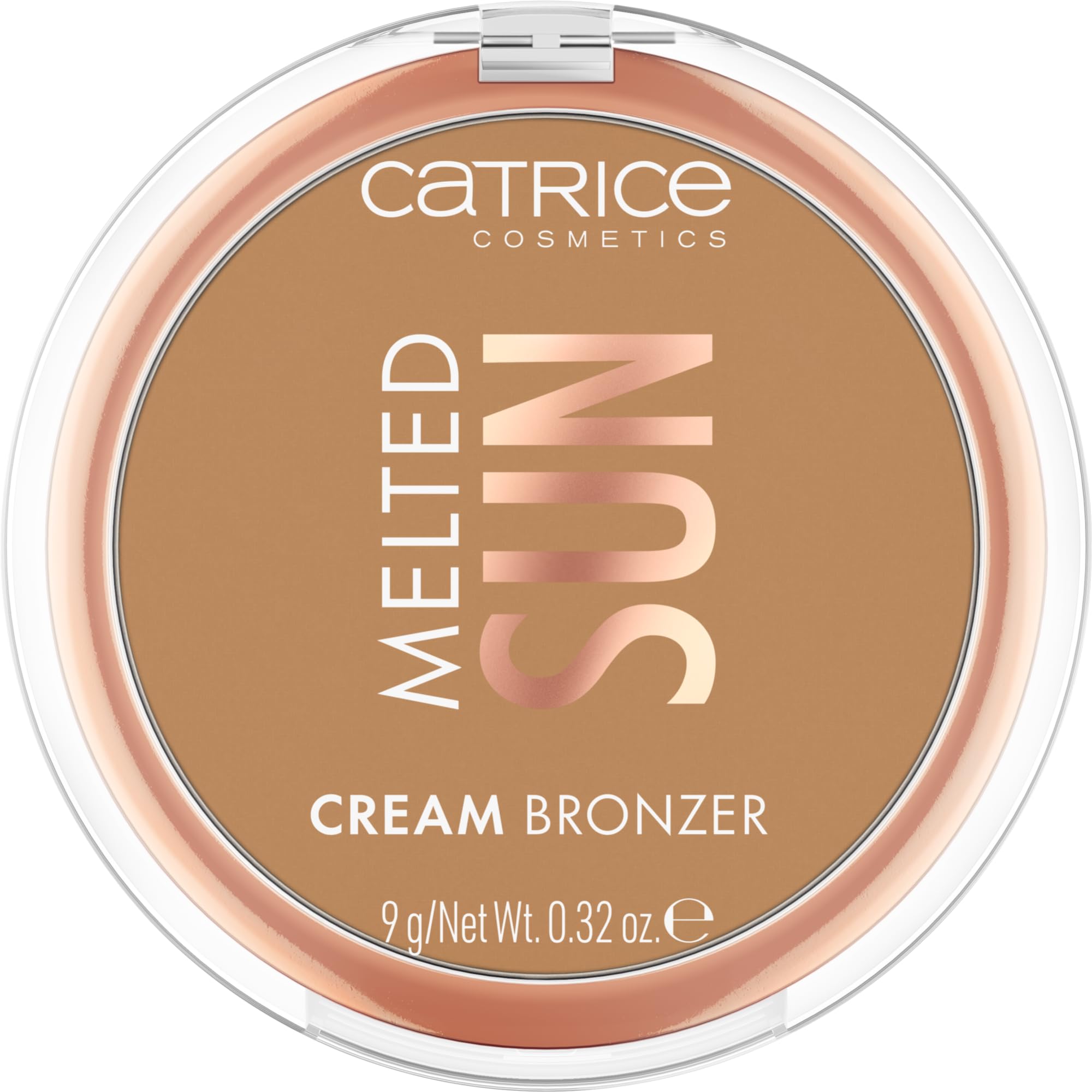 Catrice Melted Sun Cream Bronzer aplicación fácil para un brillo suave y realzado.