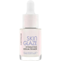 Catrice Skin Glaze application dropper demonstrates lightweight hydration for a smooth base