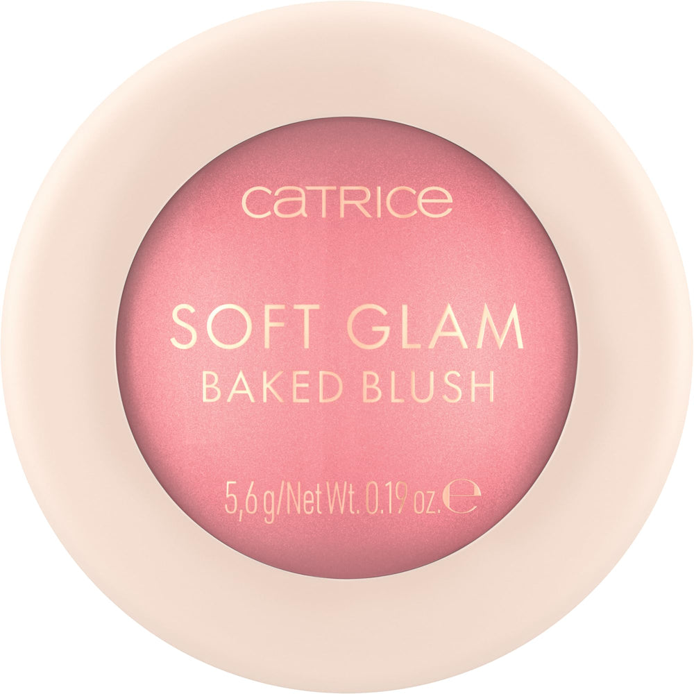 Catrice Soft Glam Baked Blush muestra empaque elegante para uso diario.