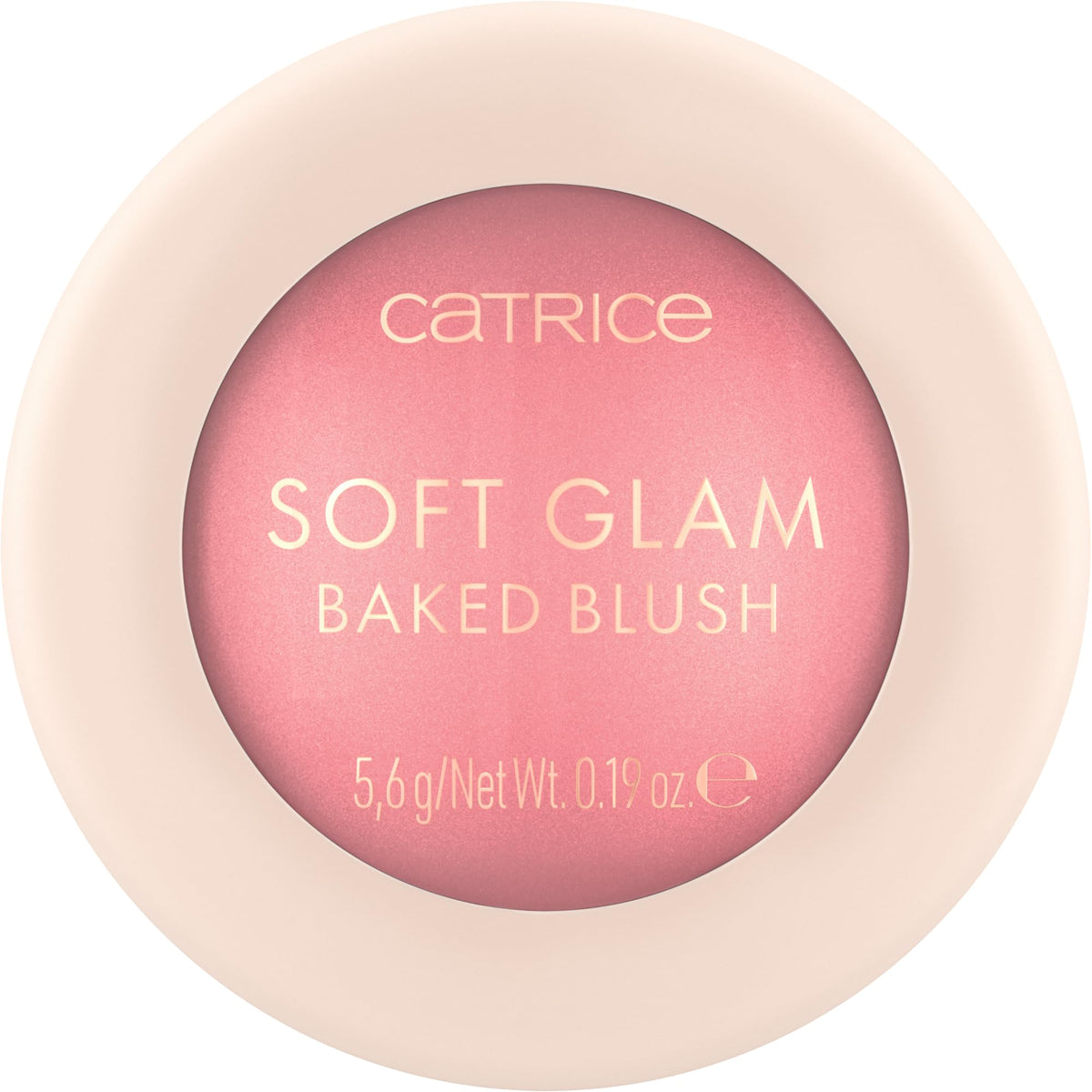 Catrice Soft Glam Baked Blush muestra empaque elegante para uso diario.