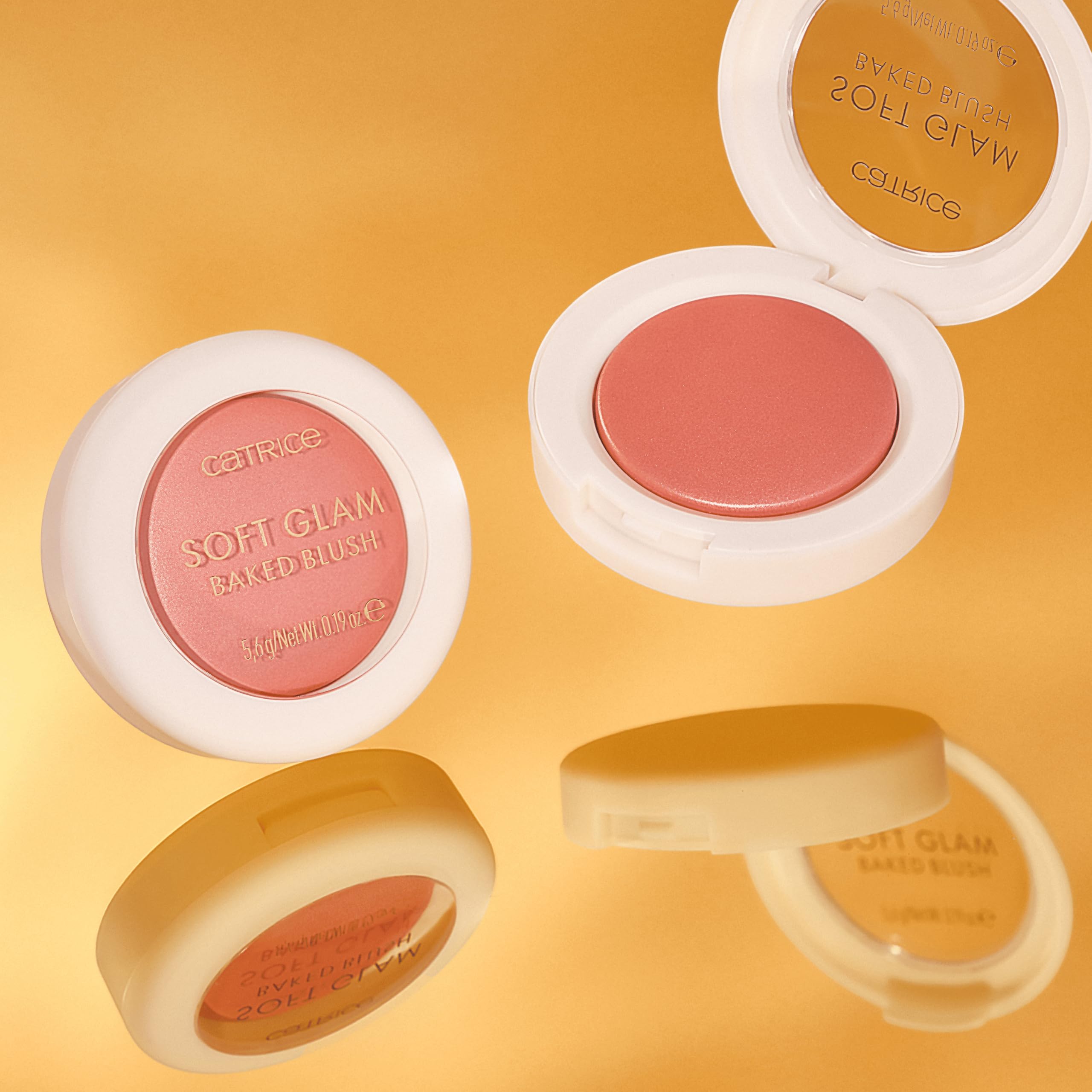 Catrice Soft Glam Baked Blush tono Peachy Breeze para piel clara y media