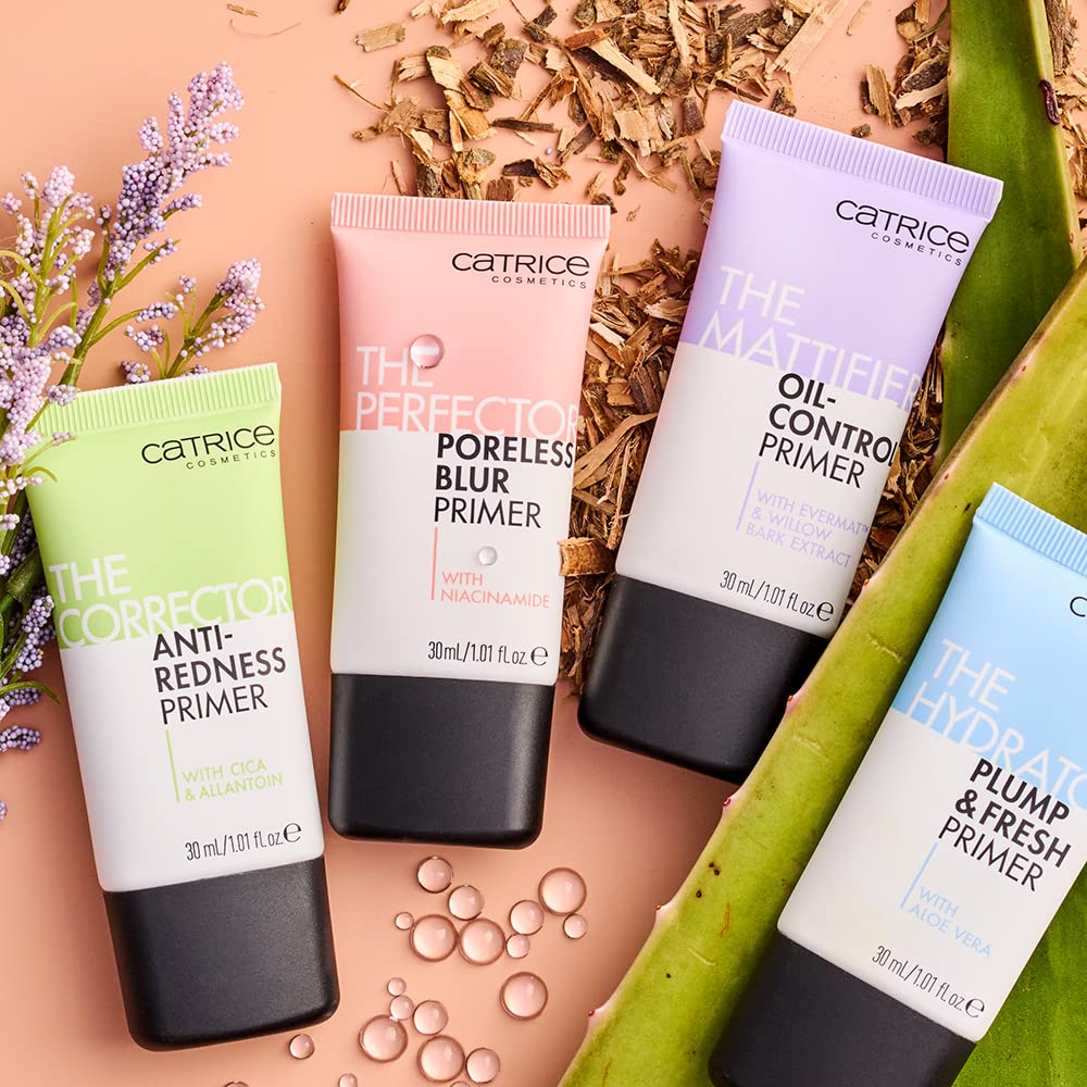 Catrice The Perfector Poreless Blur Primer packaging with Made in Italy badge.