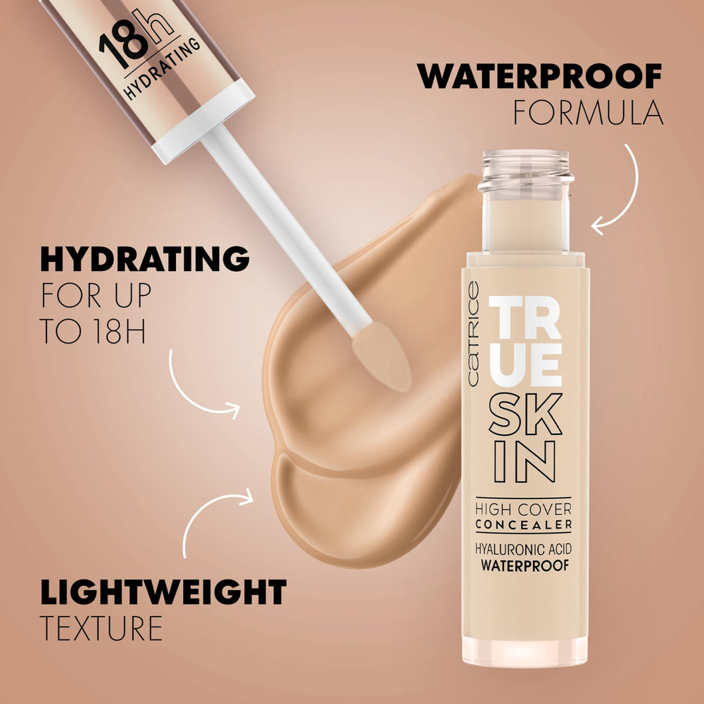Tube close up of Catrice concealer showing smooth lightweight texture