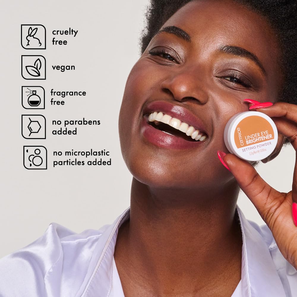 Catrice Under Eye Brightener vegan cruelty-free logo appears on packaging