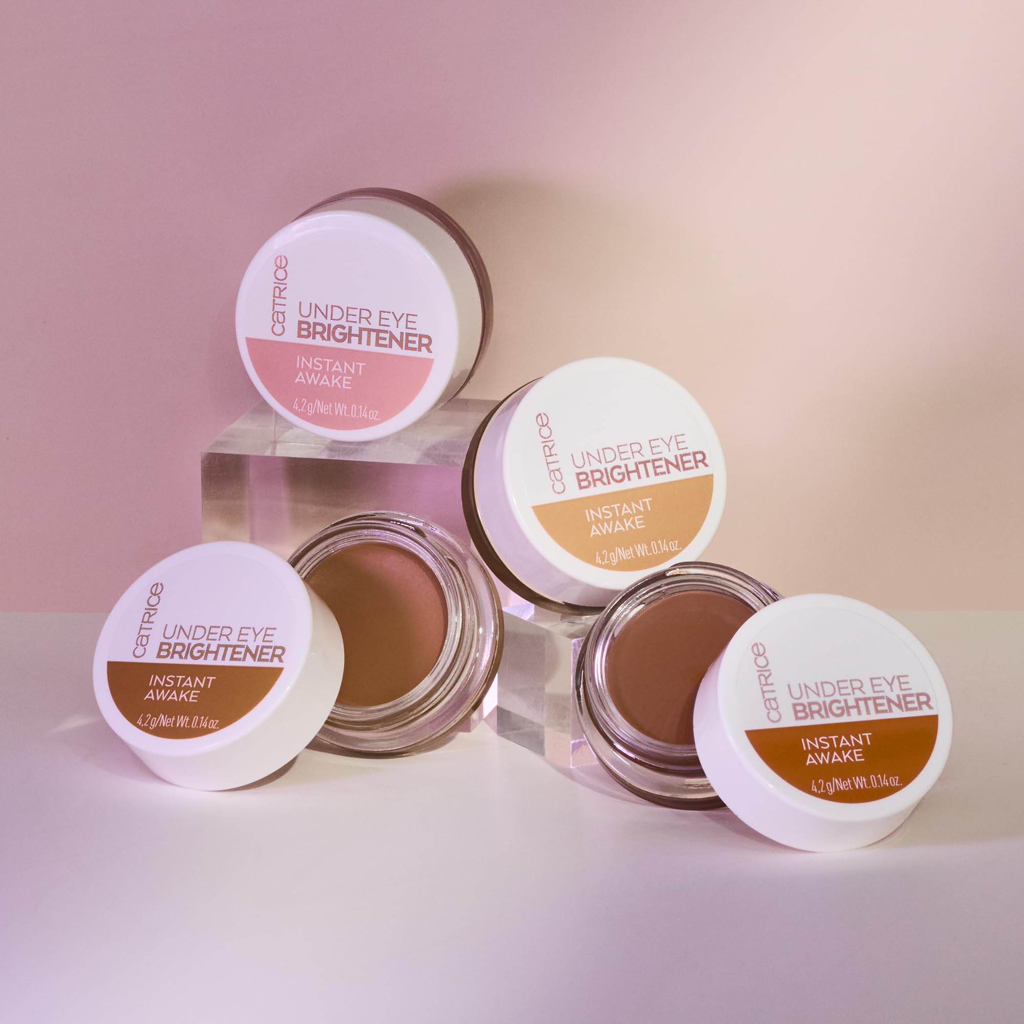 Catrice Under Eye Brightener vegan cruelty-free symbol reinforces ethical beauty choice.