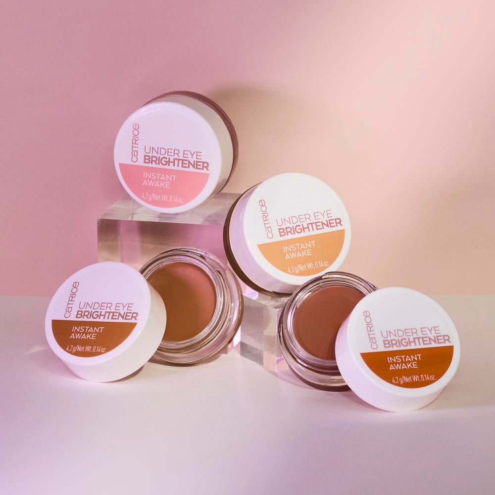 Catrice Under Eye Brightener vegan cruelty-free symbol reinforces ethical beauty choice.