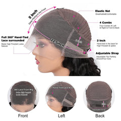 Catti 360 HD lace-front reveals natural knots and seamless blend.