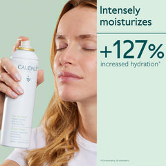 Caudalie Grape Water Mist ingredients close-up showing organic grape water and antioxidants.