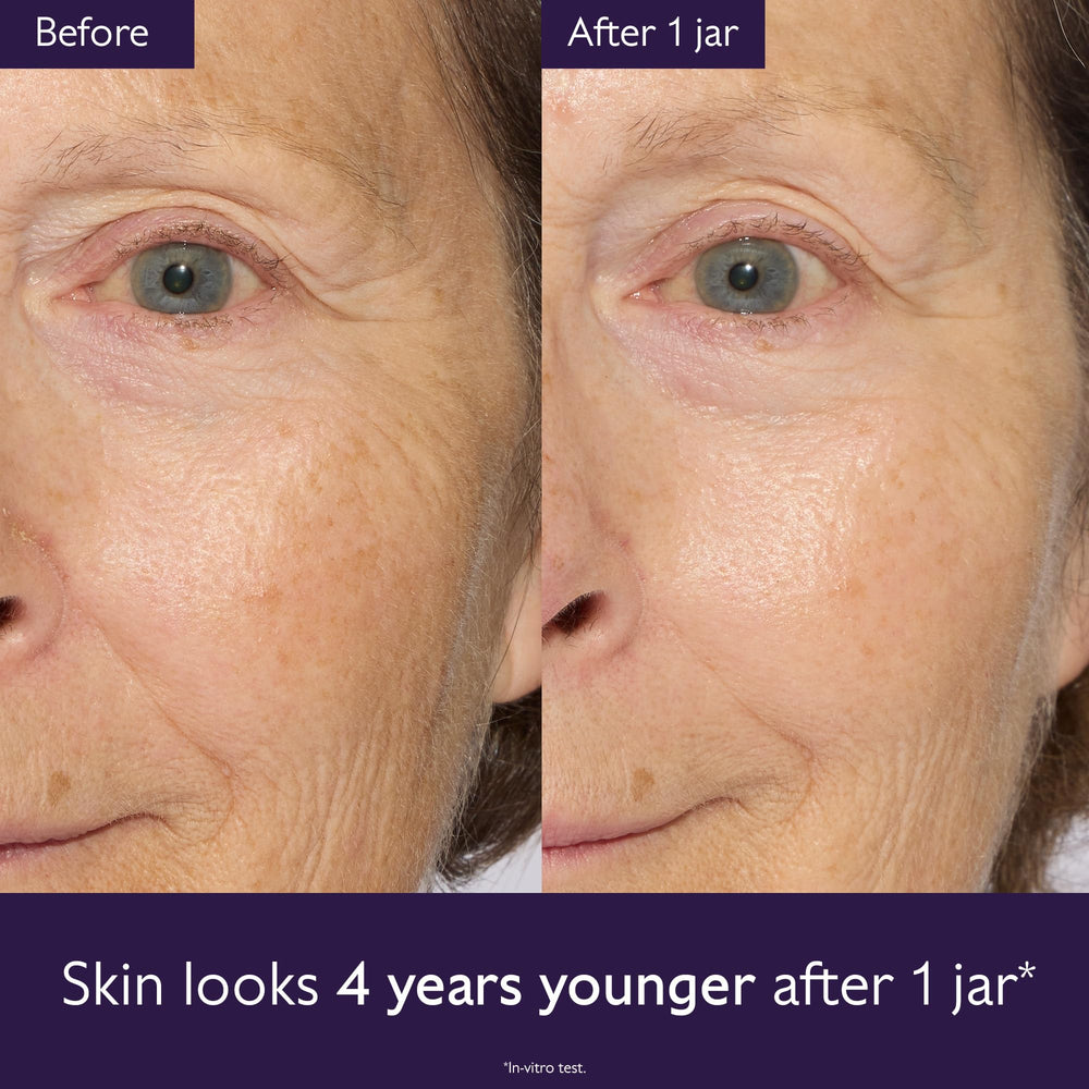 Caudalie Premier Cru Rich Cream on clean skin showing rapid absorption.