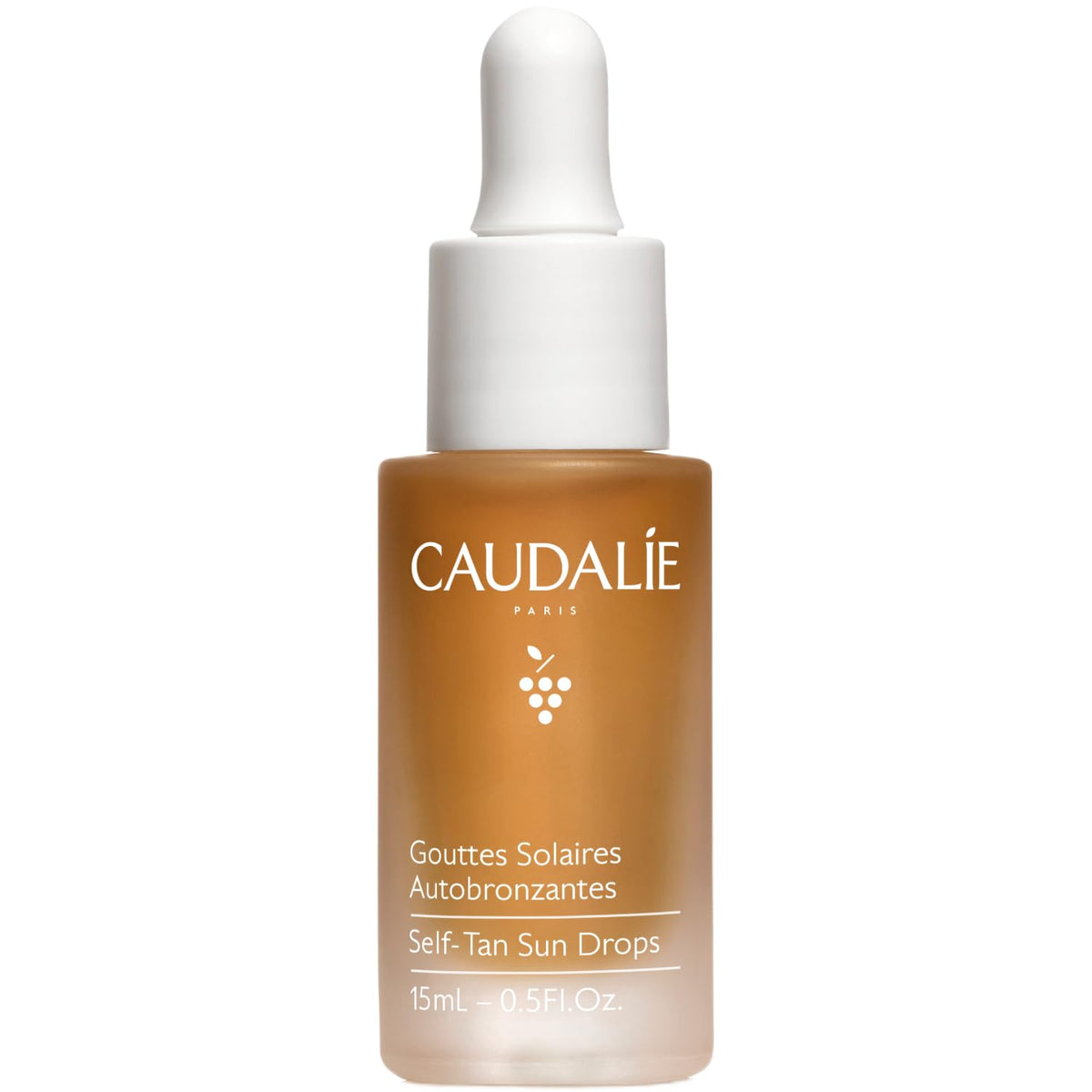 Caudalie Self-Tan Sun Drops bottle for a fragrance-free, gradual tan.