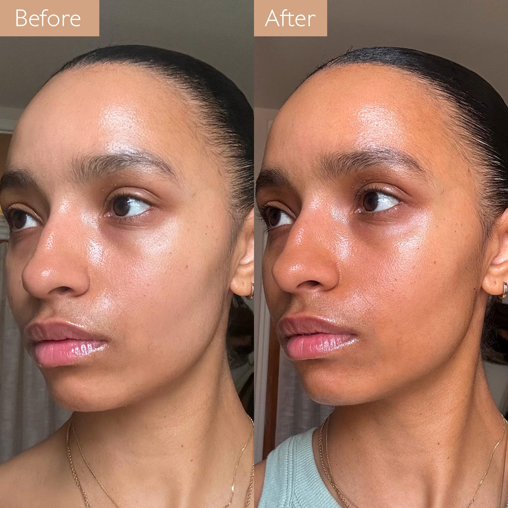 Caudalie Self-Tan Sun Drops mixed with cream for hydration.