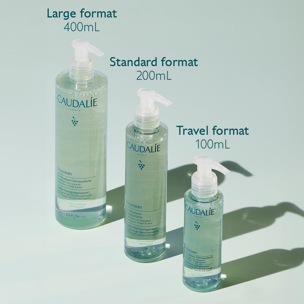 Caudalie Vinoclean Micellar Water leaves skin clean, soft, and comfortable