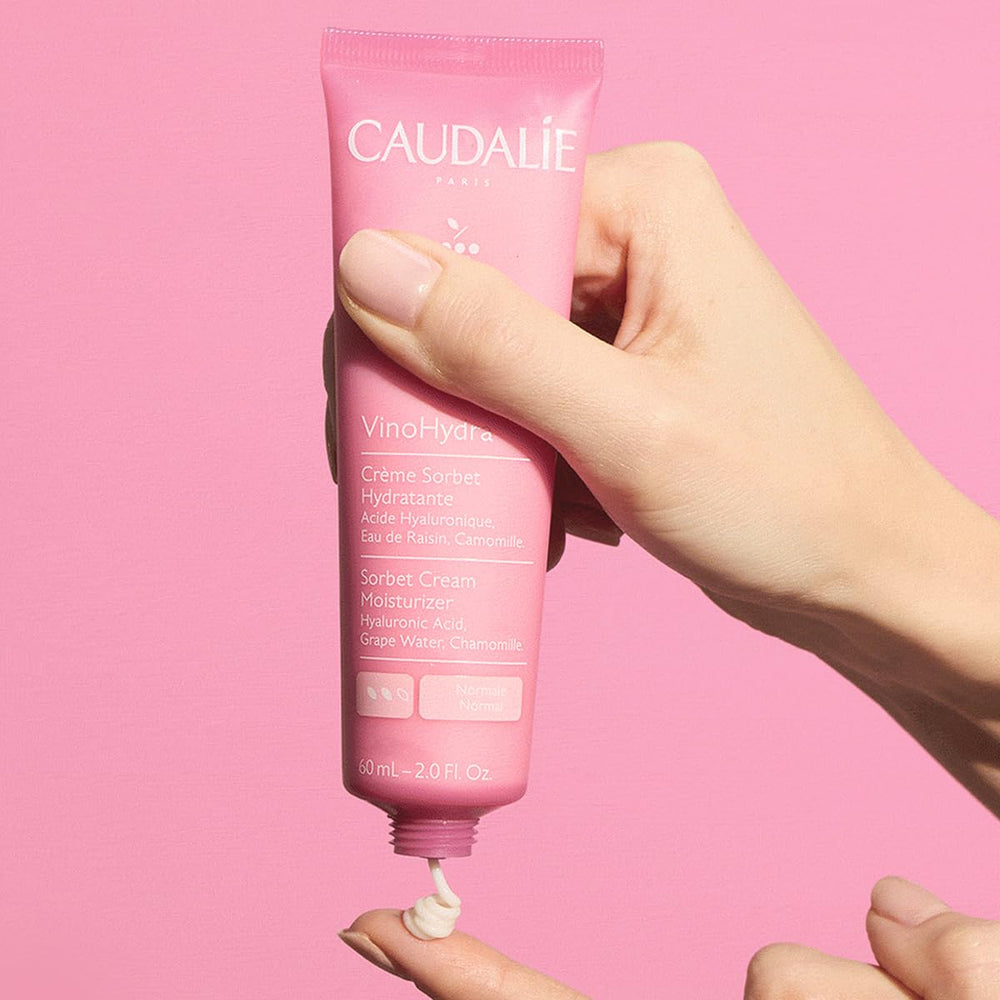 Caudalie formula with hyaluronic acid and chamomile delivers soothing hydration.