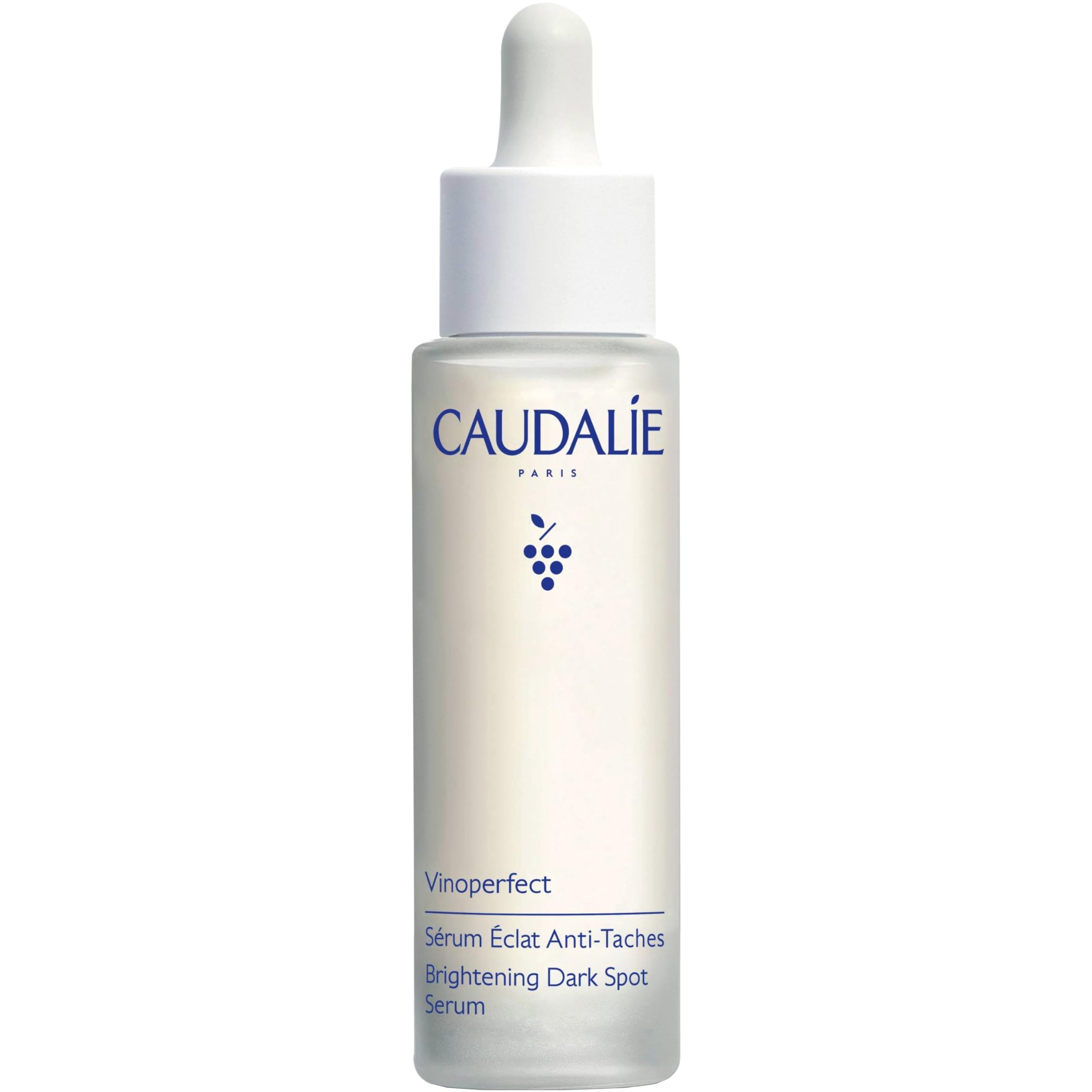 Caudalie Vinoperfect bottle highlighting brightening serum for a more even complexion.
