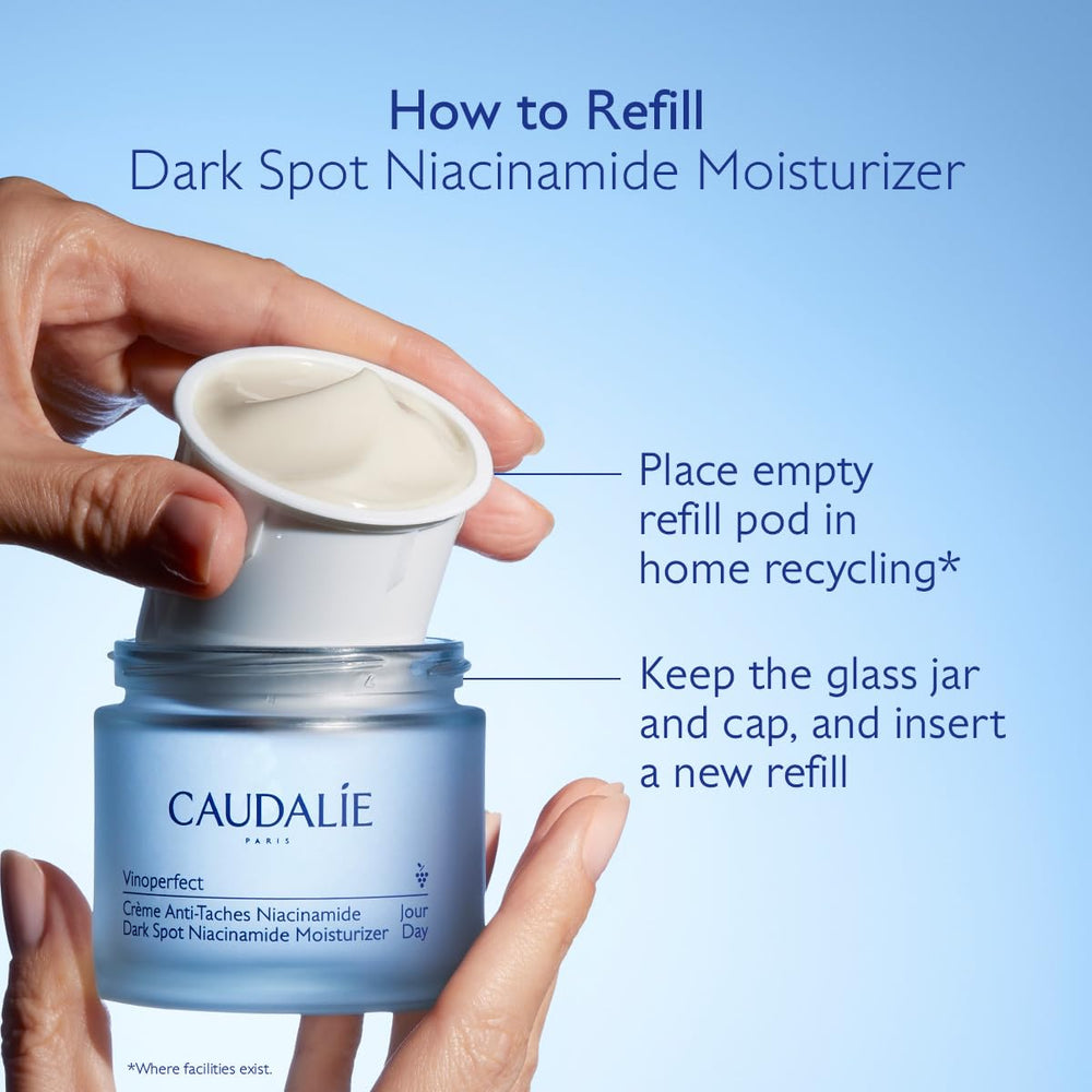 Niacinamide in Caudalie Vinoperfect moisturizer for even tone support