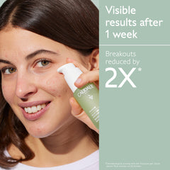 Caudalie Vinopure serum texture on hand reveals lightweight, fast-absorbing skin care.