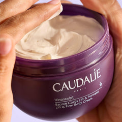 Caudalie Vinosculpt being massaged on the arm for lifting and toning.