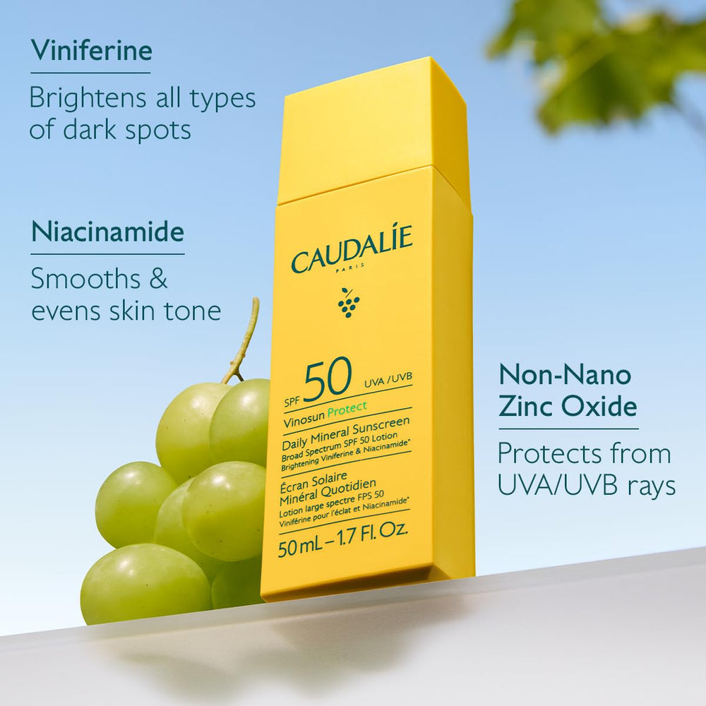 Silicone free formula shown on skin for clean mineral protection